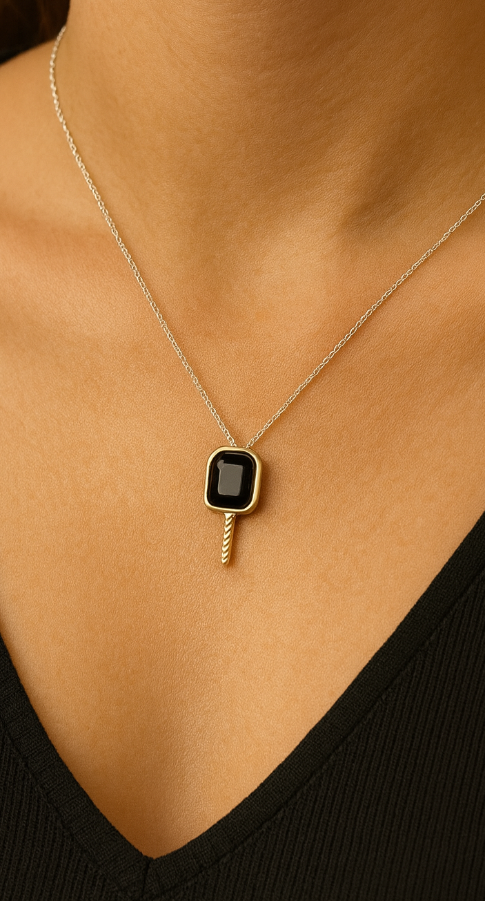 Spinel Serve - Pickleball Paddle Necklace