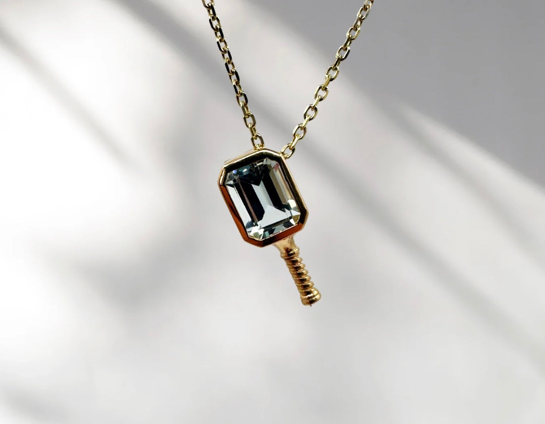 Meet Aqua Rally - Pickleball Paddle Necklace