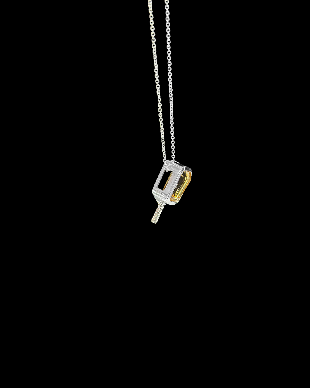 Citrine Party - Pickleball Paddle Necklace