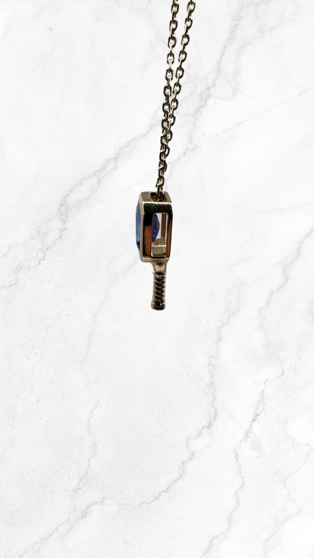 Introducing Court Charm Sapphire - Pickleball Paddle Necklace