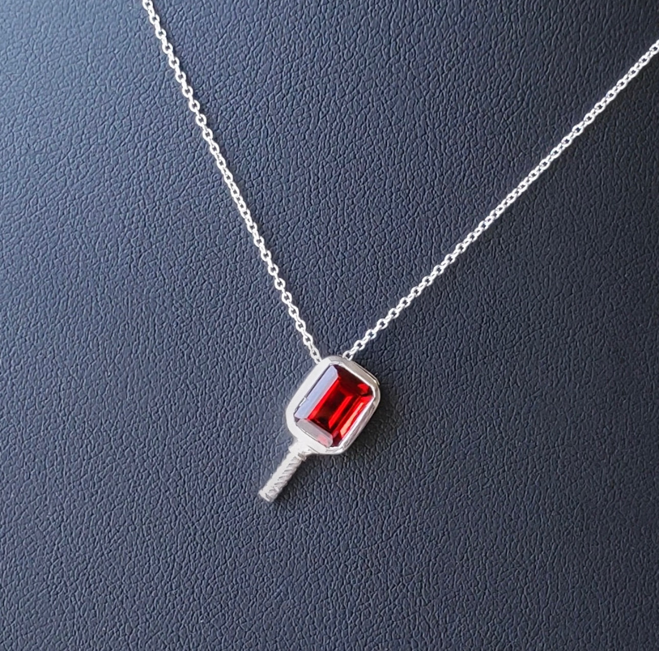 Game Day Topaz - Pickleball Paddle Necklace