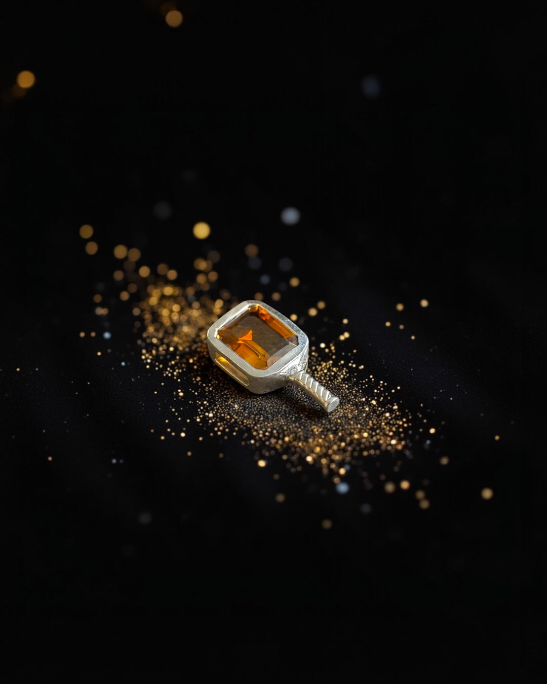 Ari Lion Citrine - Pickleball Paddle Necklace