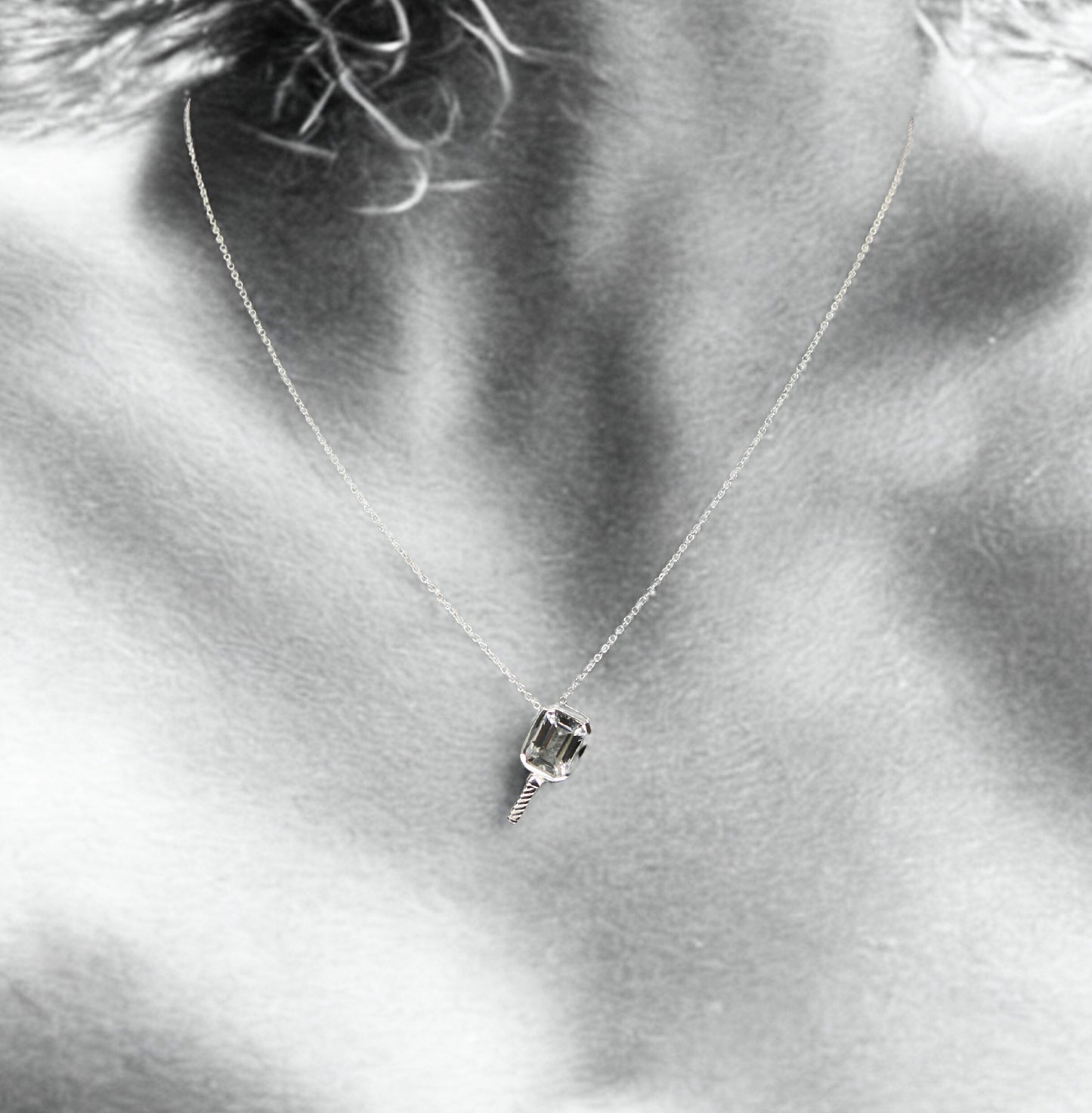 I am Loved Topaz - Pickleball Paddle Necklace