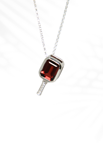 Game Day Topaz	- Pickleball Paddle Necklace