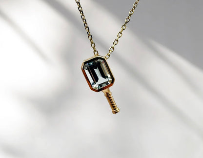 Meet Aqua Rally  - Pickleball Paddle Necklace