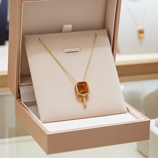 Sunny Victory - Pickleball Paddle Necklace