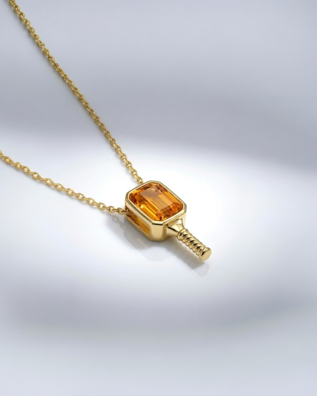 Sunny Victory - Pickleball Paddle Necklace