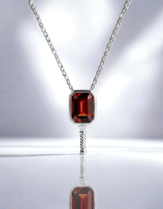 Game Day Fire Topaz - Pickleball Paddle Necklace