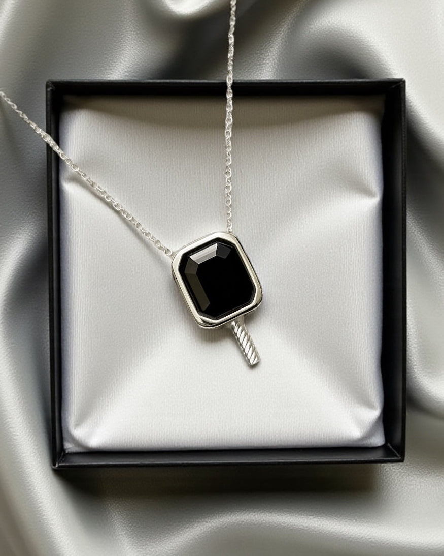Spinel Serve - Pickleball Paddle Necklace